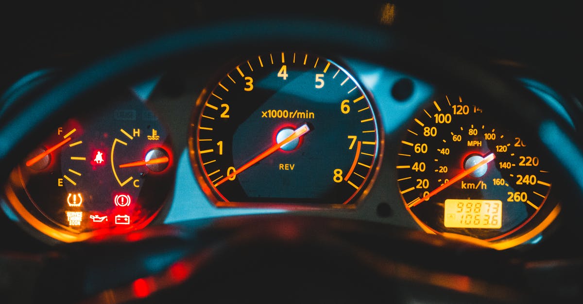 What does a yellow damage indicator mean? - Closeup of tachometer near speedometer and oil pressure gauge on colorful dashboard in modern car What does a yellow damage indicator mean? - Closeup of tachometer near speedometer and oil pressure gauge on colorful dashboard in modern car