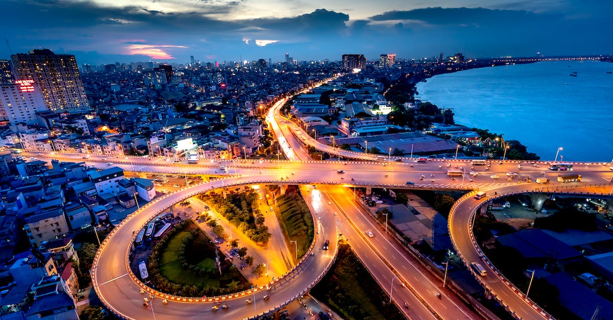 What does an interchange do? - City interchange at Dusk