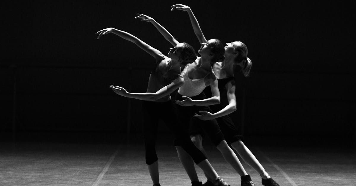 What does it mean when a shadow passes over the stage? - Three Female Dancers Dancing