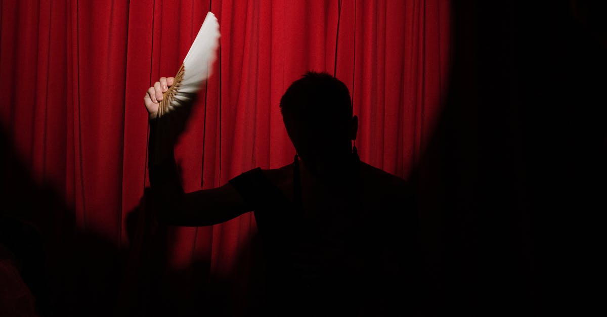 What does it mean when a shadow passes over the stage? - Silhouette of a Person Holding a Hand Fan on Stage What does it mean when a shadow passes over the stage? - Silhouette of a Person Holding a Hand Fan on Stage