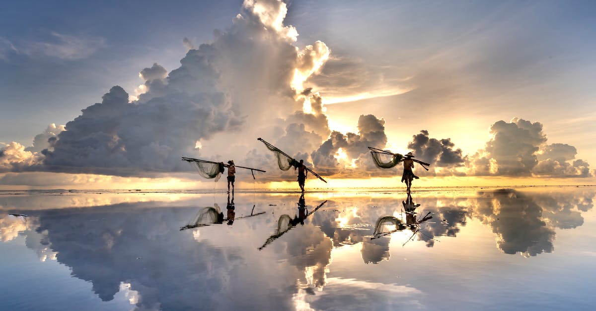 What does Mario say when he's throwing Bowser? - Men Throwing Fishing Nets in Sea at Dusk in Vietnam 