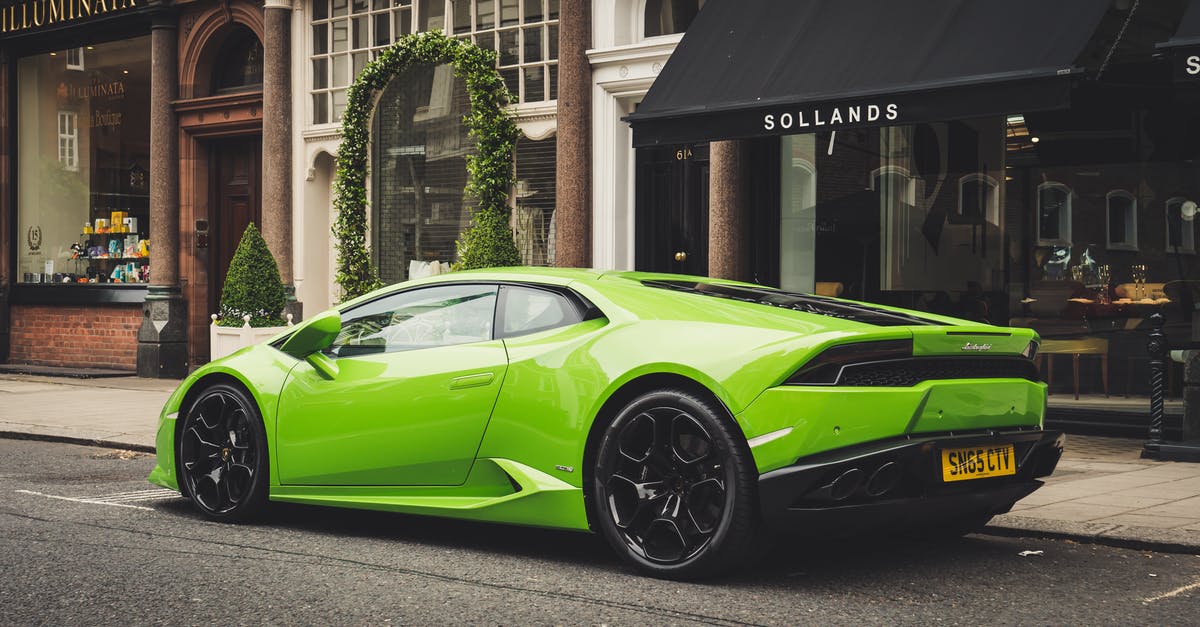 What does the ending mean? - Photo of Parked Lime Green Lamborghini What does the ending mean? - Photo of Parked Lime Green Lamborghini