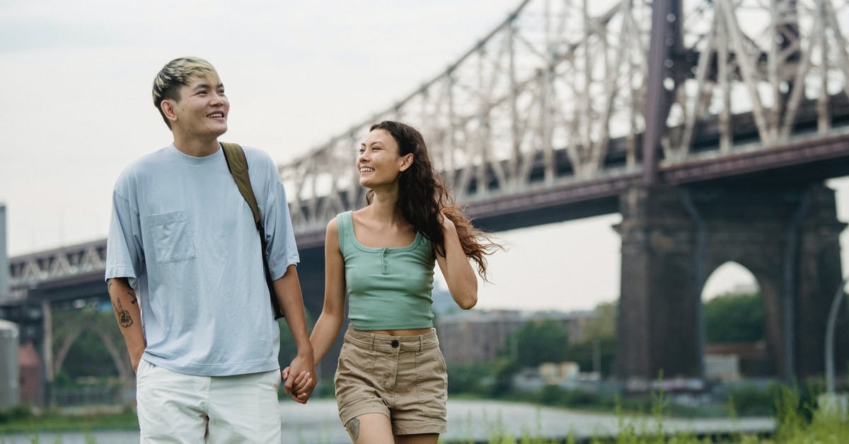 What does the frontline of units affect? - Happy ethnic couple holding hands while strolling in park near bridge What does the frontline of units affect? - Happy ethnic couple holding hands while strolling in park near bridge