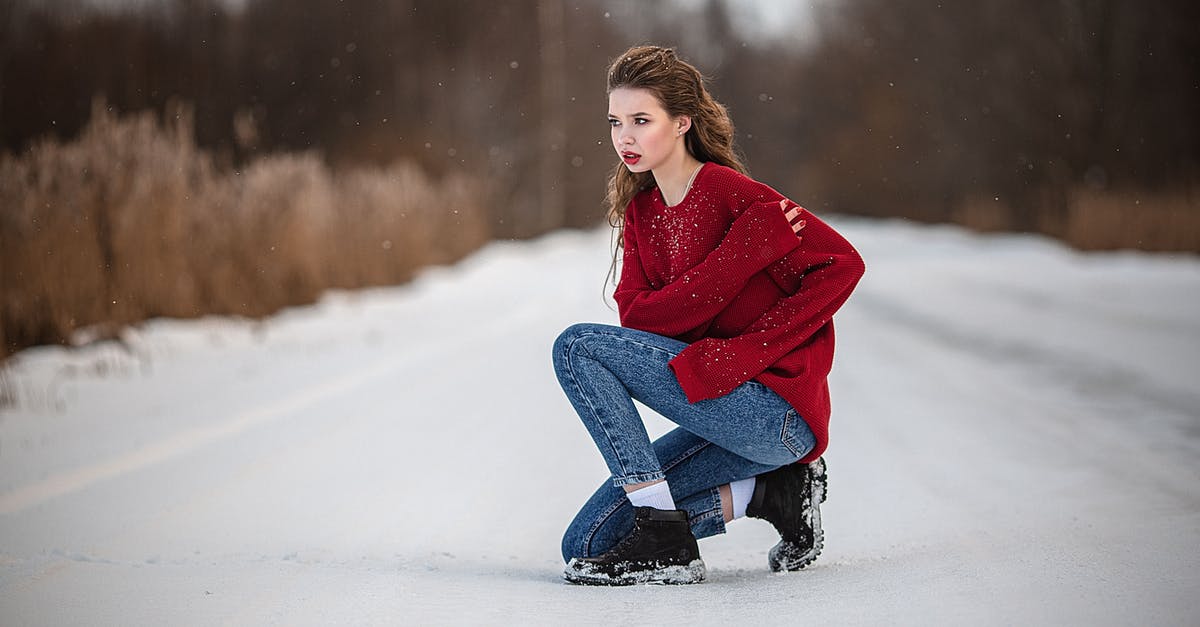 What does the full research tree look like for XCOM 2? - Side view of young dreamy model in stylish wear with makeup squatting on white road in winter while looking away