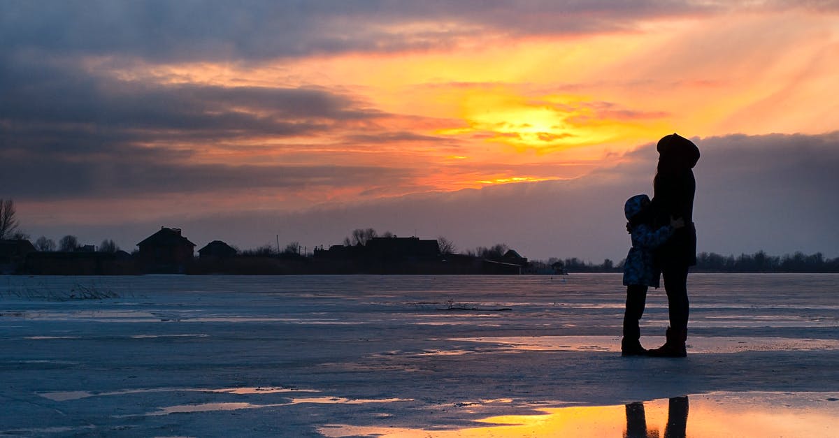 What does this ice key do? - Child and Woman Standing Near Water