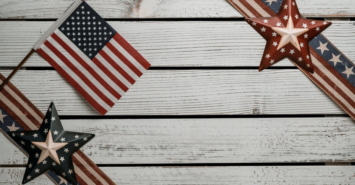 What does vigilance do? - Overhead view of national flag of America between decorative ribbons with stars and stripes on wooden surface What does vigilance do? - Overhead view of national flag of America between decorative ribbons with stars and stripes on wooden surface