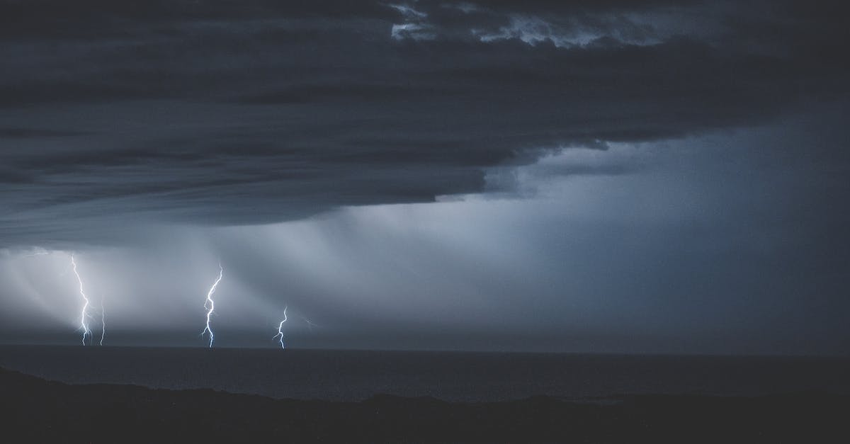 What effect do the power ups have? - Thunderstorm with glimmering lightnings over ocean