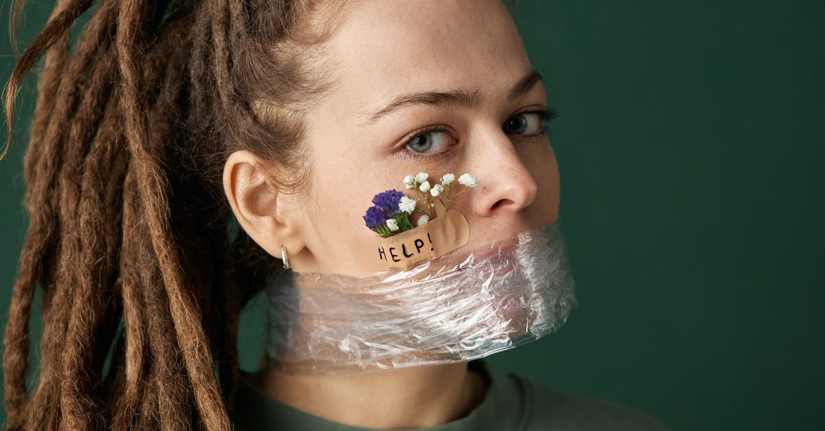 What exactly happens when you mute someone in CS:GO ? - A Woman with Plastic Tape Covering her Mouth