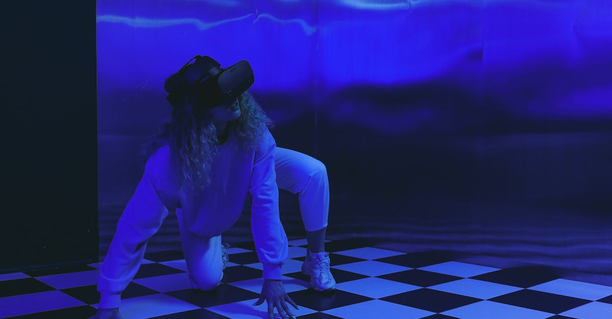 What game is this with a purple room? - Woman in Black Long Sleeve Shirt and Blue Denim Jeans Standing on White and Black Checkered What game is this with a purple room? - Woman in Black Long Sleeve Shirt and Blue Denim Jeans Standing on White and Black Checkered