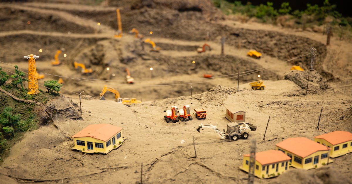 What game this crane avatar from? - Miniature construction site with various equipment