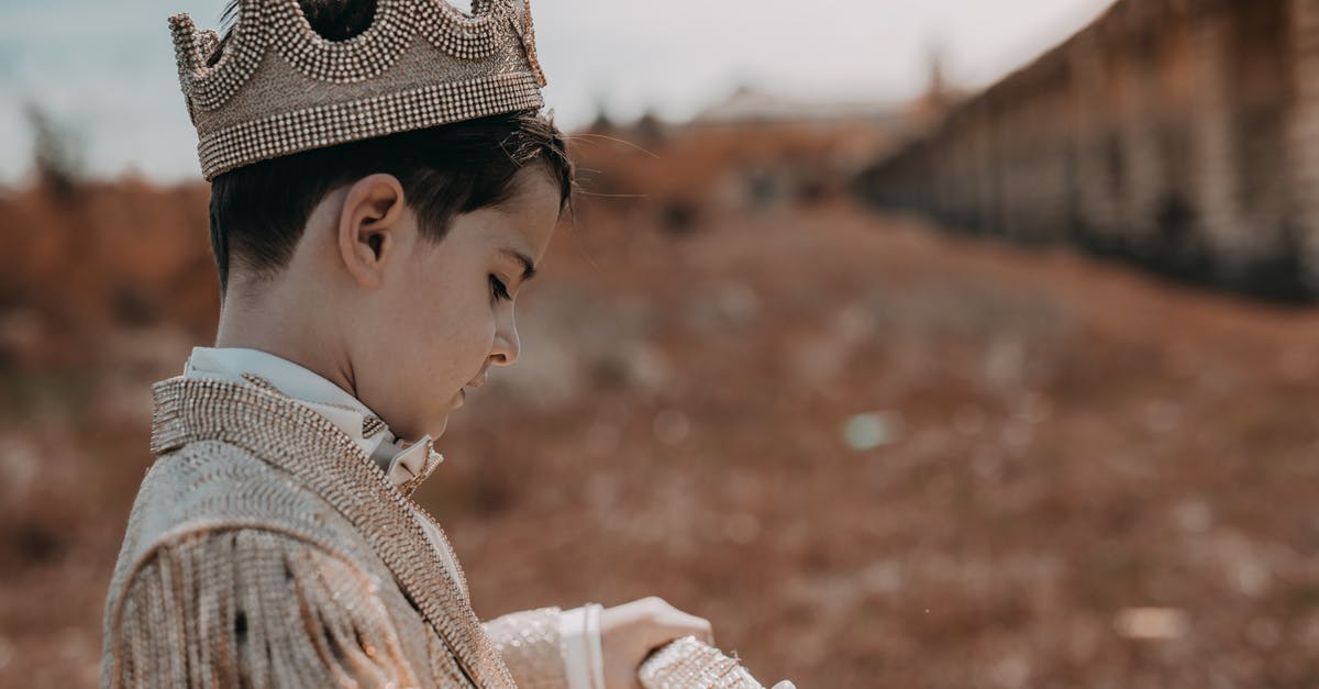 What happens if you equip the Crown of the Sunken King at 99 strength? - Boy Wearing A Prince Costume What happens if you equip the Crown of the Sunken King at 99 strength? - Boy Wearing A Prince Costume