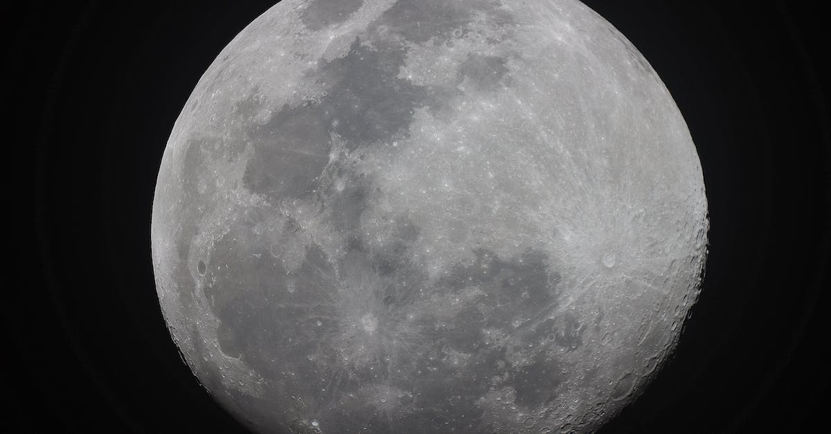 What happens on the moon launch? - Gray and White Moon Illustration