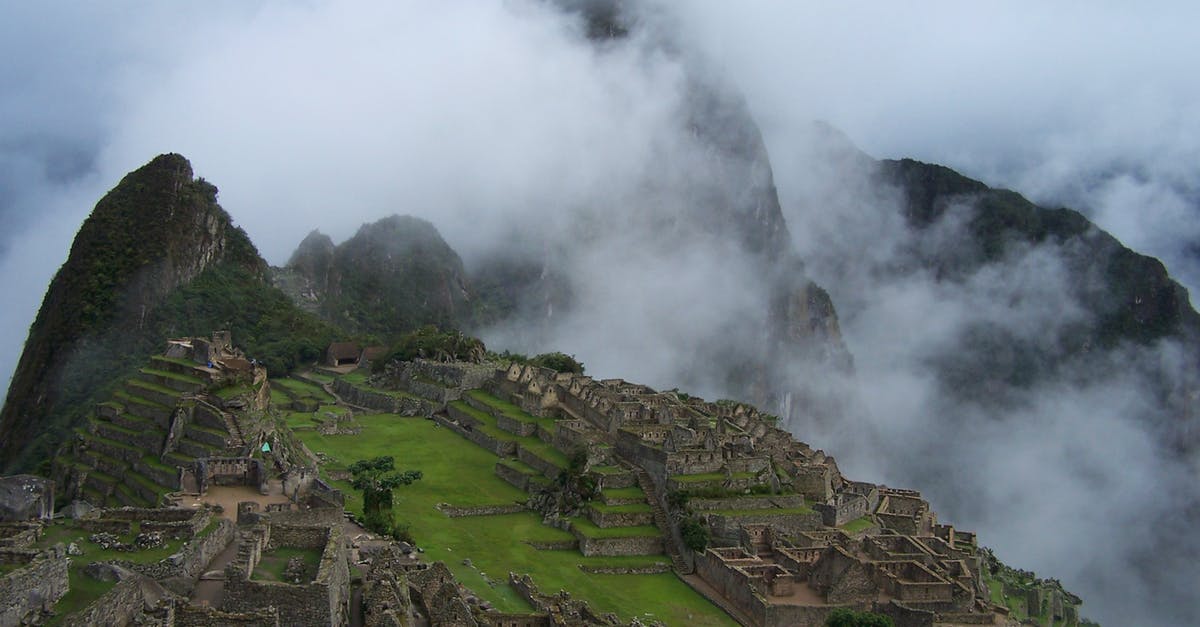 What happens when a city with Macchu Picchu loses the mountain Macchu Picchu is located on? - Green Mountain With Houses and Trees