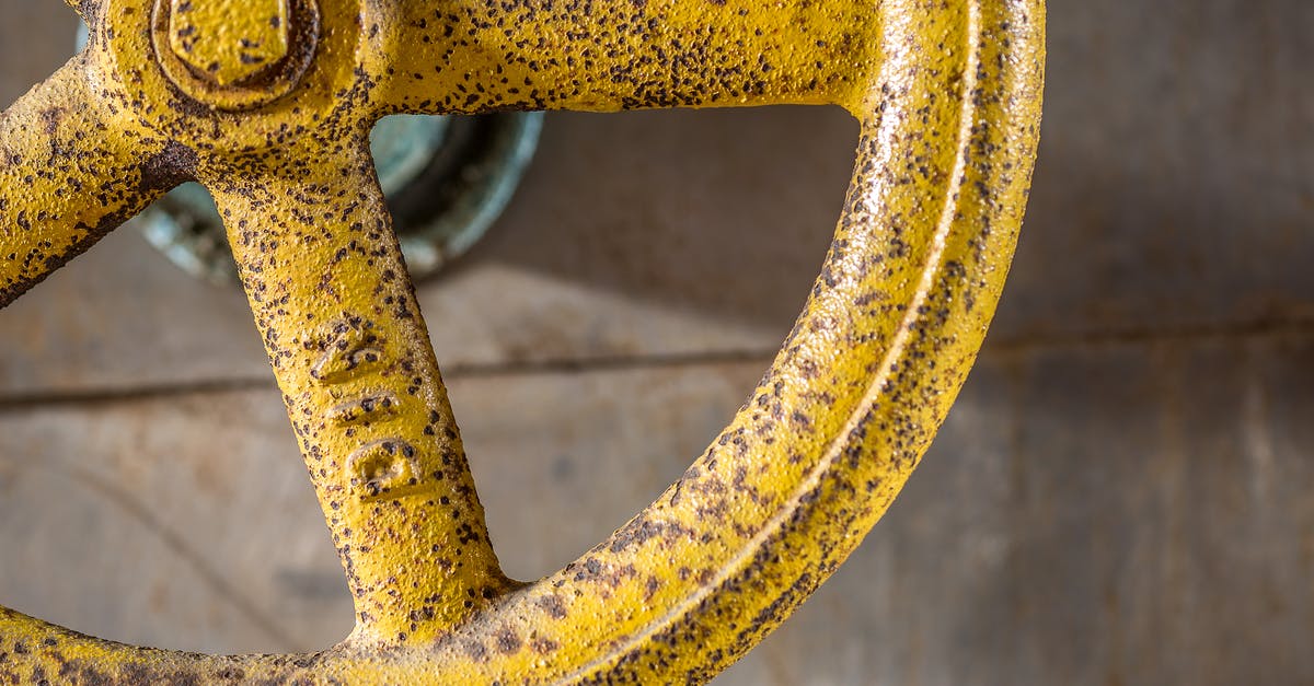 What is a heavy weapon? - Close-up of an Industrial Opening Wheel 