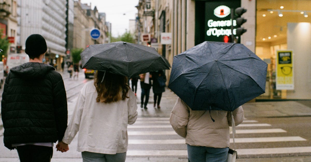 What is a lane? - Man and Woman Walking on Pedestrian Lane Holding Umbrella What is a lane? - Man and Woman Walking on Pedestrian Lane Holding Umbrella