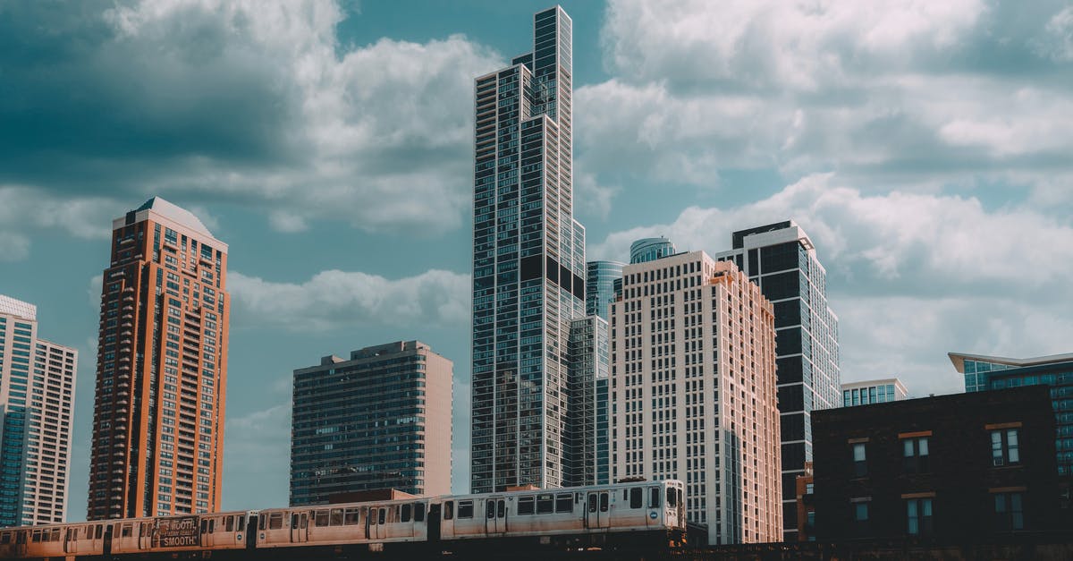 What is going on with my shouts? - Metro Train Going through City Downtown