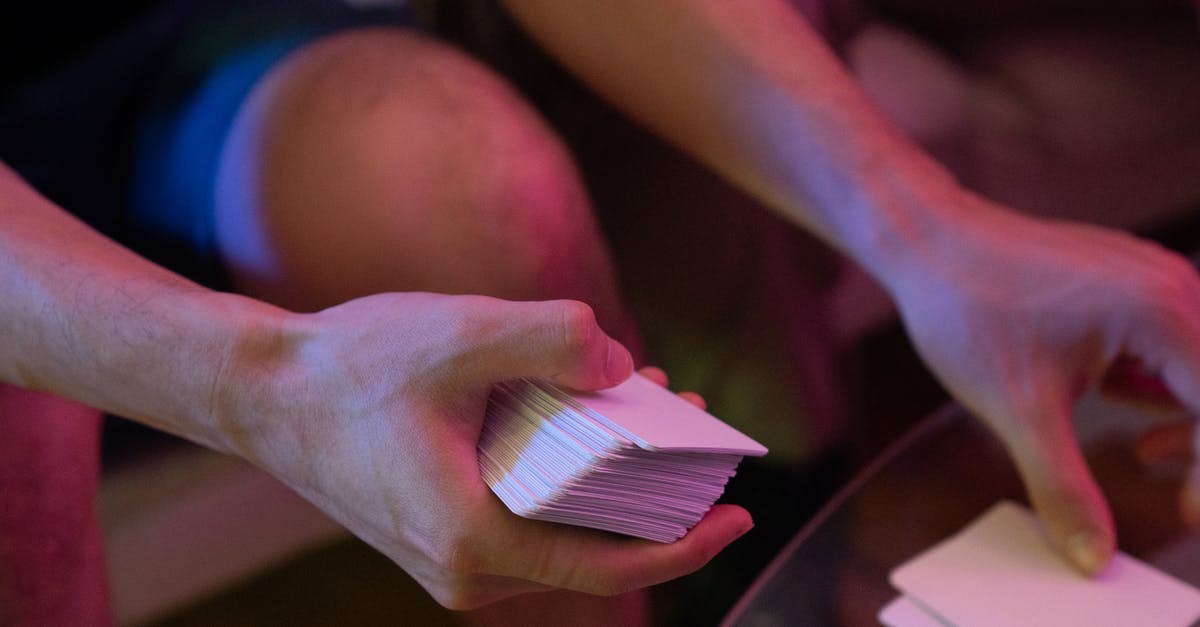 What is the advantage to playing a deck full of cards with locking abilities? - A Person Putting Cards on Table