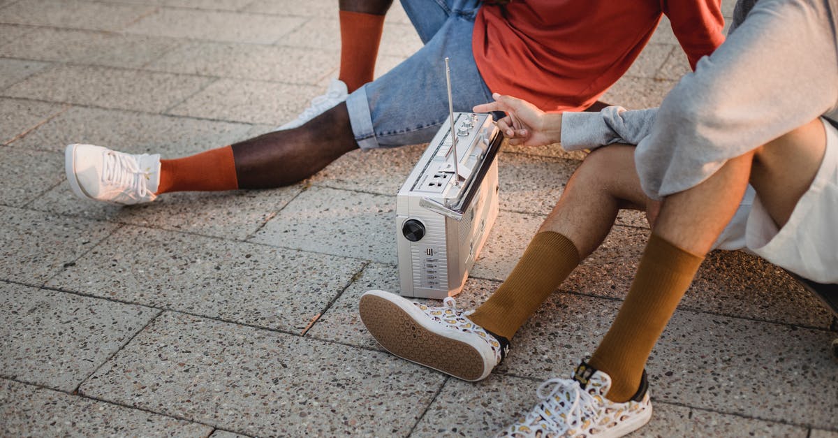 What is the audio file in Portal that plays when a radio is destroyed? - Crop multiethnic friends sitting on tiled ground and listening to music on vintage portable sound system including radio and cassette player What is the audio file in Portal that plays when a radio is destroyed? - Crop multiethnic friends sitting on tiled ground and listening to music on vintage portable sound system including radio and cassette player
