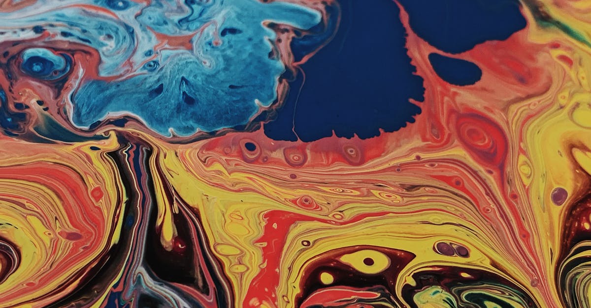 What is the difference between the yellow and blue movement alerts? - Mixed bright yellow and red paints spill against different saturation blue paints on canvas What is the difference between the yellow and blue movement alerts? - Mixed bright yellow and red paints spill against different saturation blue paints on canvas