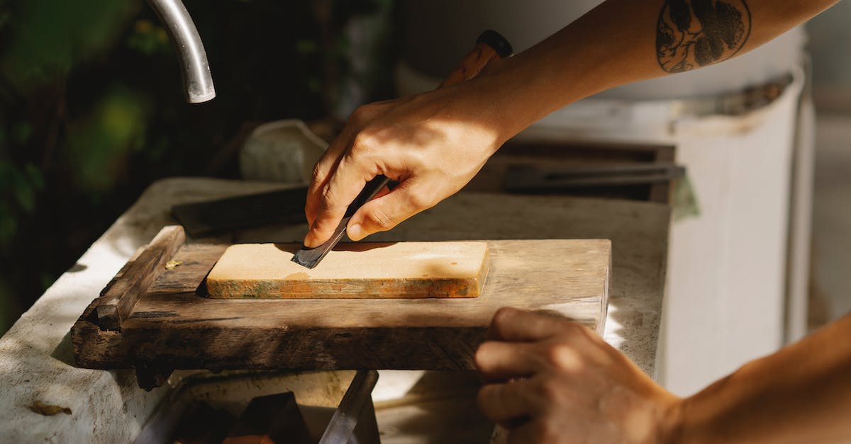What is the highest possible level sharpness enchant on anything using /give? - High angle of crop anonymous tattooed woodworker flattening wooden block with sharp tool on old washbasin in sunlight What is the highest possible level sharpness enchant on anything using /give? - High angle of crop anonymous tattooed woodworker flattening wooden block with sharp tool on old washbasin in sunlight