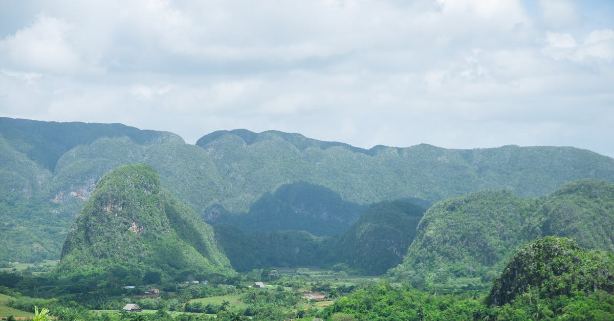 What is the impact on Mob spawning if rendering range is small? - Greenery mountains under cloudy sky in summer
