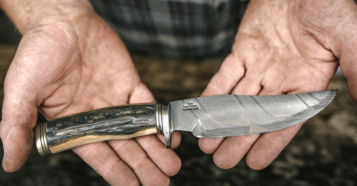 What is the iron dagger technique? [duplicate] - Hunting Knife in Hands of Unrecognizable Man