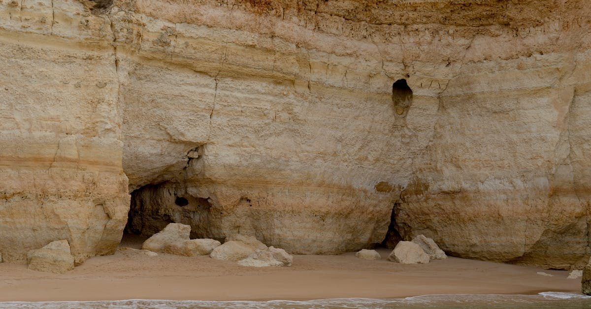 What is the number by the Treasure Cave - Brown Rock Formation Near Body of Water What is the number by the Treasure Cave - Brown Rock Formation Near Body of Water