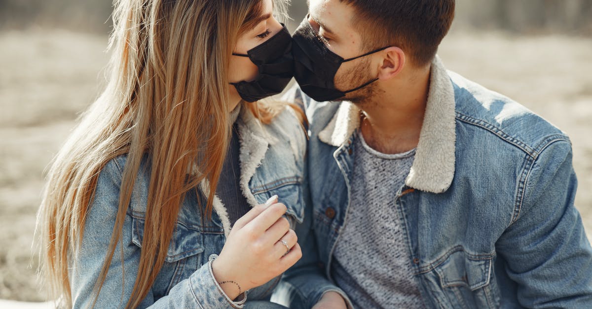 What is the purpose of the Keaton grass in Majora's Mask prologue [closed] - Loving young couple kissing while wearing black medical masks