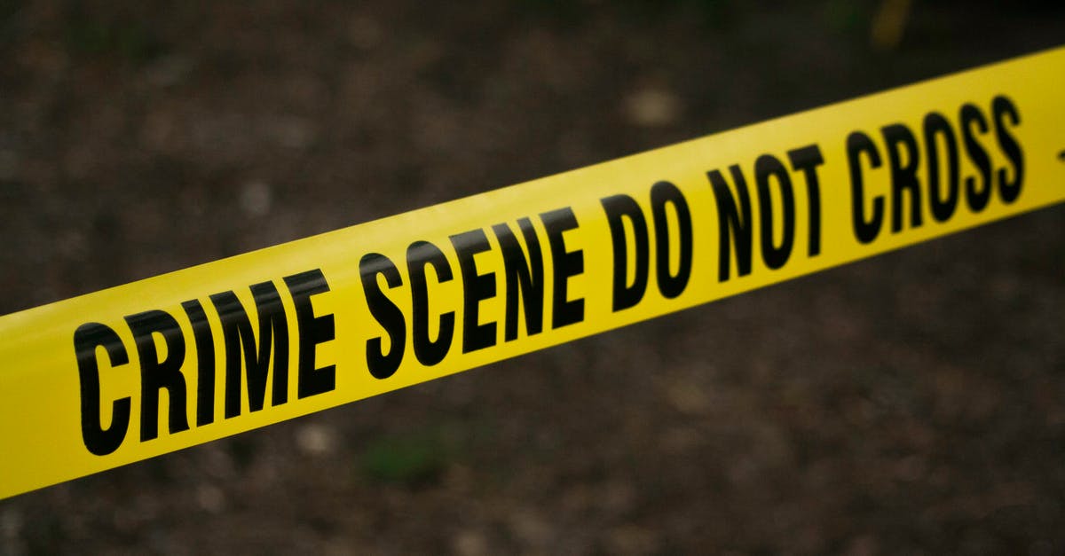 What is this yellow diamond symbol on my map? - Crime Scene Do Not Cross Signage