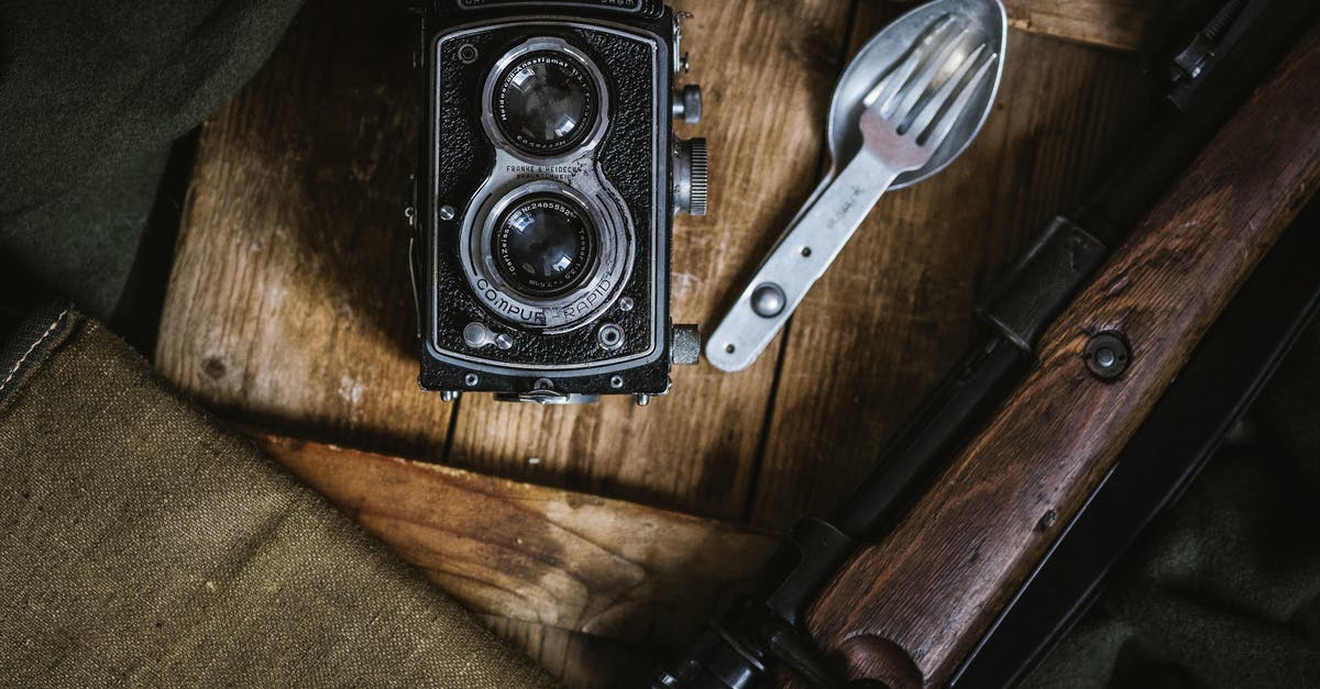 What is Weapon Handling? - Gray and Black Rolleiflex Camera Beside Fork and Spoon Decor