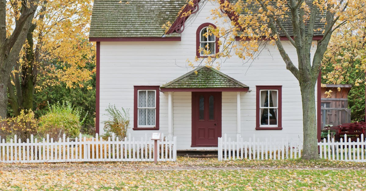 What is written on the 'L is real 2401' plaque? - White and Red Wooden House With Fence What is written on the 'L is real 2401' plaque? - White and Red Wooden House With Fence
