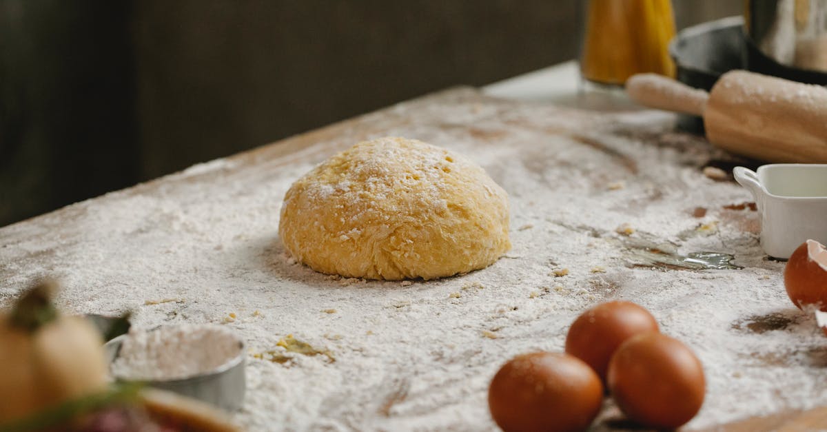 What makes surfaces portal-able? - From above of raw dough placed on table covered with flour near kitchen utensils and eggs in kitchen with ingredients What makes surfaces portal-able? - From above of raw dough placed on table covered with flour near kitchen utensils and eggs in kitchen with ingredients