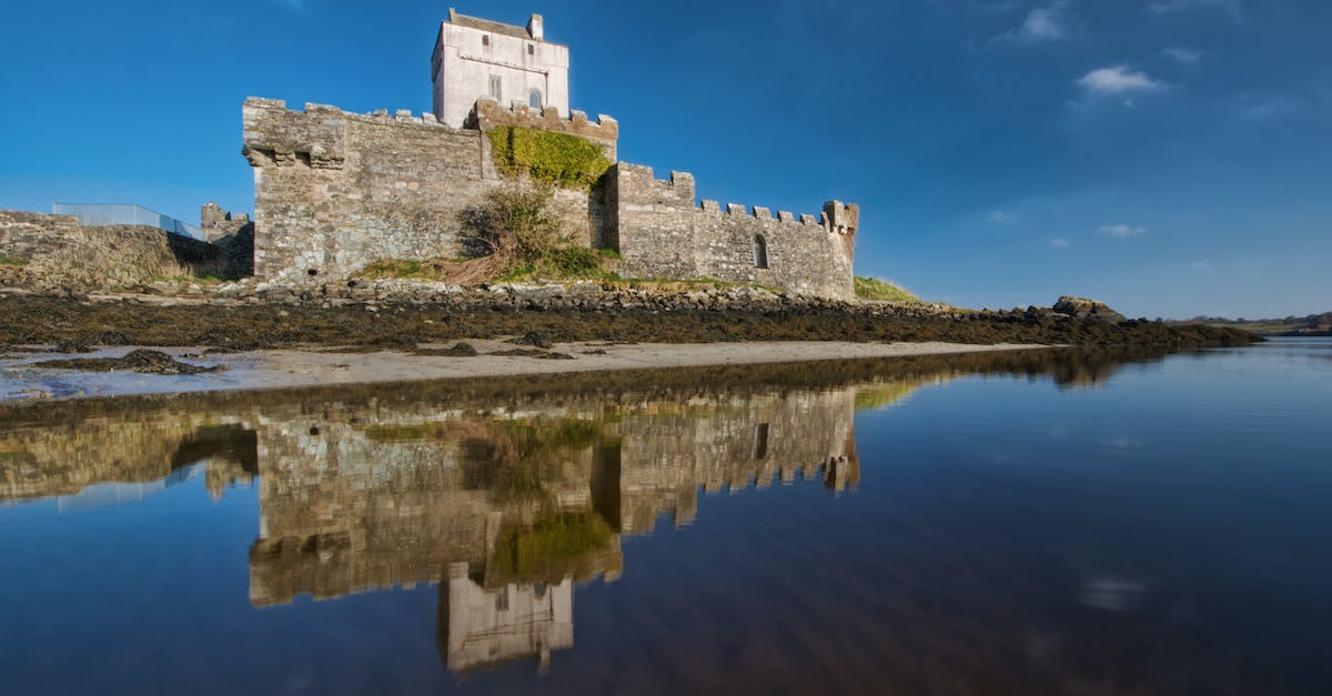 What purpose does Ancient Watcher serve? - Photo of a Concrete Castle Beside Body of Water