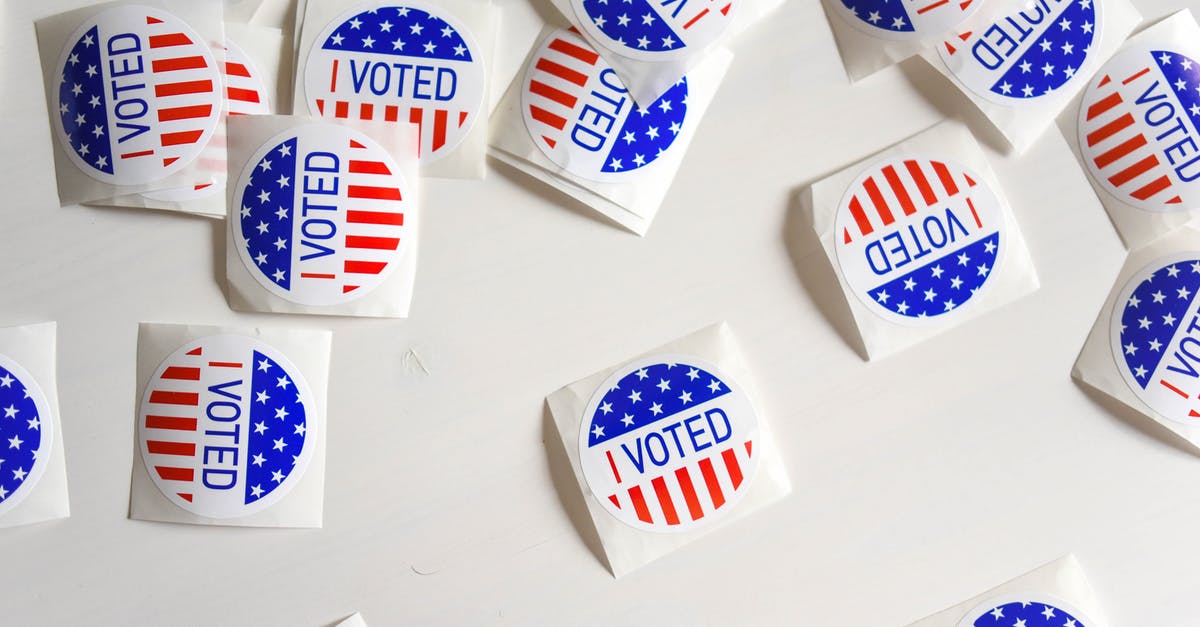 What should I do with units after I've got the TMR? - Stickers with I voted inscription and flag of USA What should I do with units after I've got the TMR? - Stickers with I voted inscription and flag of USA