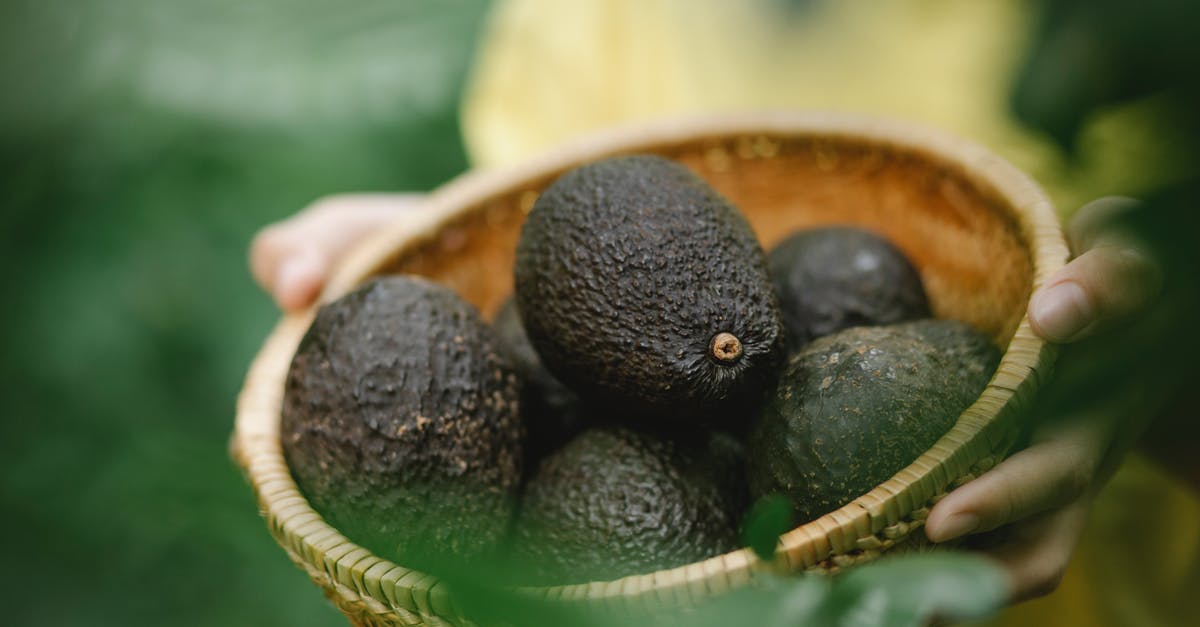 What should I pick from Chest of Loyalty? - From above of crop anonymous person carrying wicker bowl full of fresh harvested avocados What should I pick from Chest of Loyalty? - From above of crop anonymous person carrying wicker bowl full of fresh harvested avocados