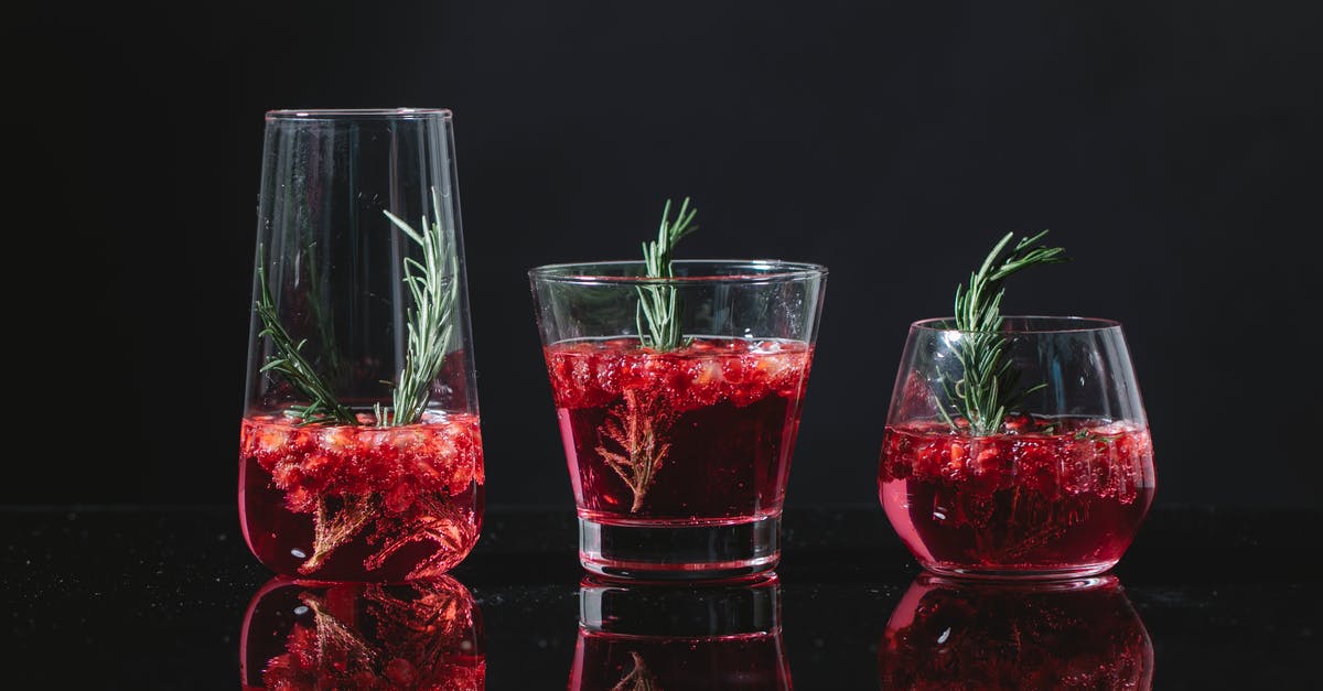 What the difference between full and not full Scrolls versions? - Transparent clean glasses filled with similar red cocktail with rosemary and berries on black background What the difference between full and not full Scrolls versions? - Transparent clean glasses filled with similar red cocktail with rosemary and berries on black background