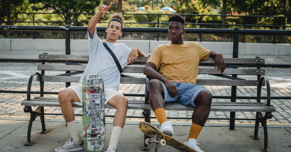 What time of day does the Bounty Board reset? - Young men sitting on bench with skateboards in park What time of day does the Bounty Board reset? - Young men sitting on bench with skateboards in park