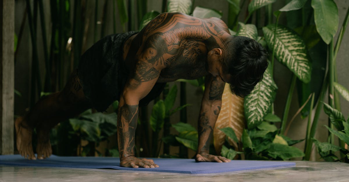 What to do if there is no gym or pokestop? - Shirtless Man Doing Push Ups What to do if there is no gym or pokestop? - Shirtless Man Doing Push Ups
