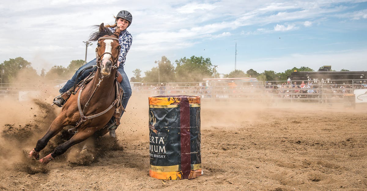 What use does horse poop have? - Female Cowboy during a Rodeo Event What use does horse poop have? - Female Cowboy during a Rodeo Event
