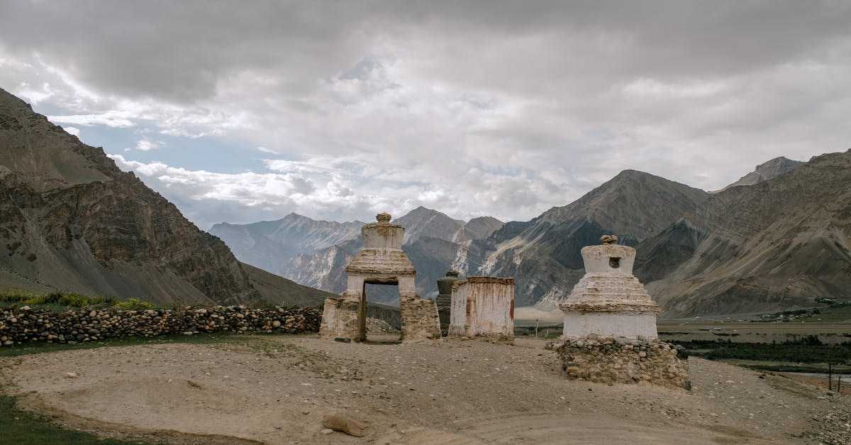 What was added in Monument Valley+? - Old Buddhist chorten surrounded by rocky mountains against cloudy sky What was added in Monument Valley+? - Old Buddhist chorten surrounded by rocky mountains against cloudy sky