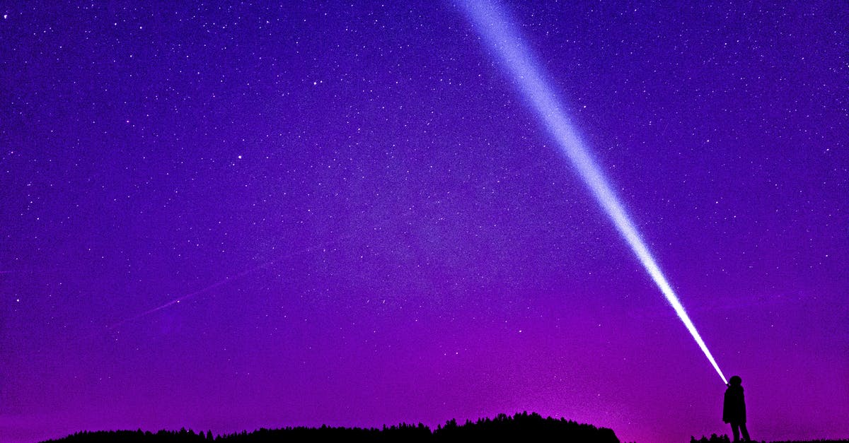 Whats the point of increasing flashlight accuracy? - Silhouette of Person Under Blue and Purple Sky
