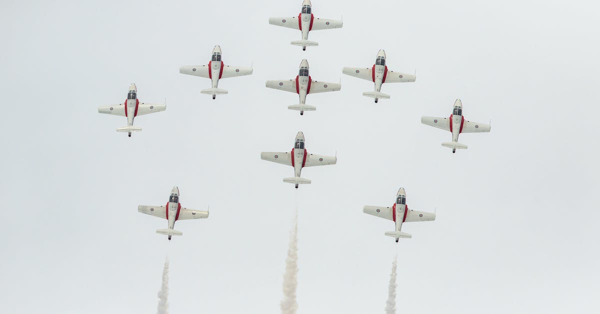 When are Bombers better than Sprayers? - Eight Fighter Planes in Mid Air When are Bombers better than Sprayers? - Eight Fighter Planes in Mid Air