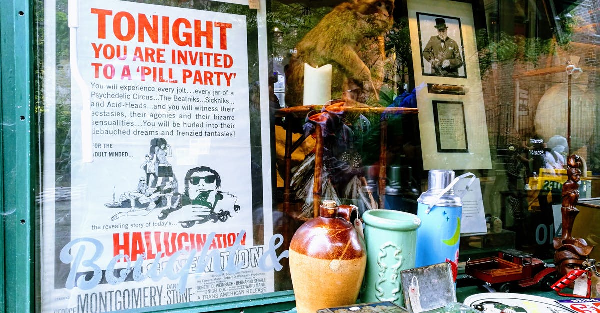 When do I get to sell usable items? - Tonight Poster on Glass Window