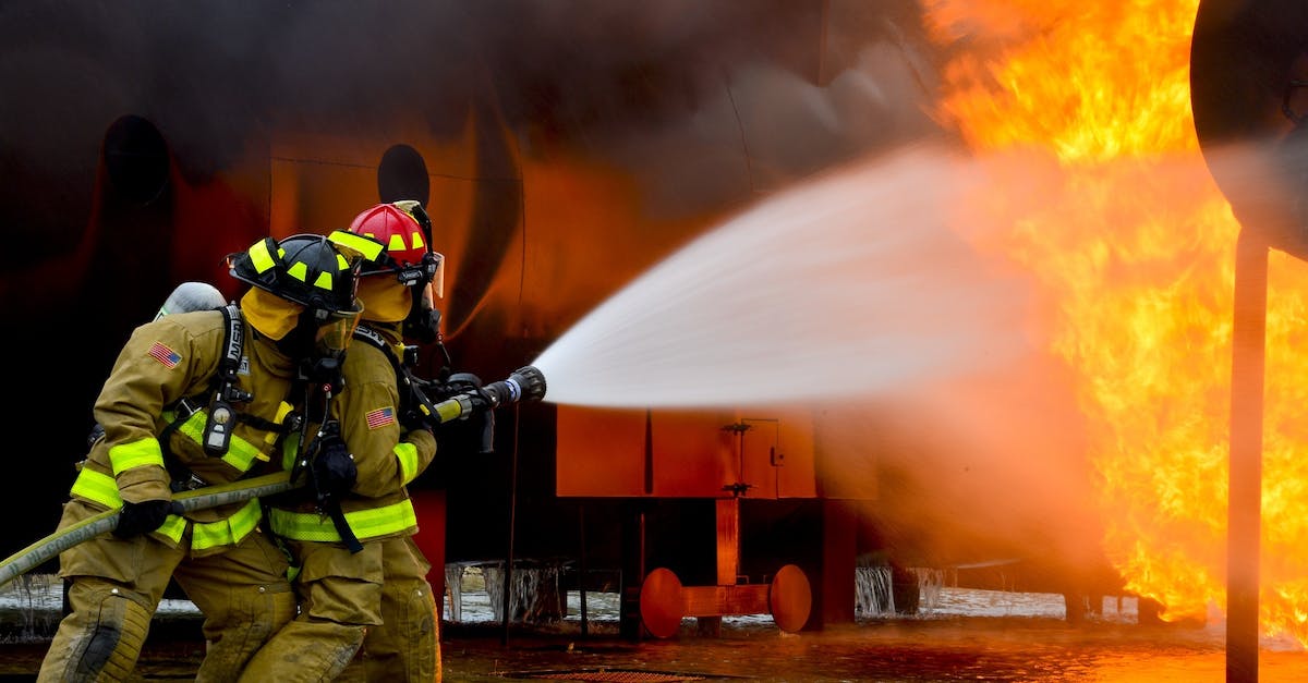 When do people explode? - Firemen Blowing Water on Fire When do people explode? - Firemen Blowing Water on Fire