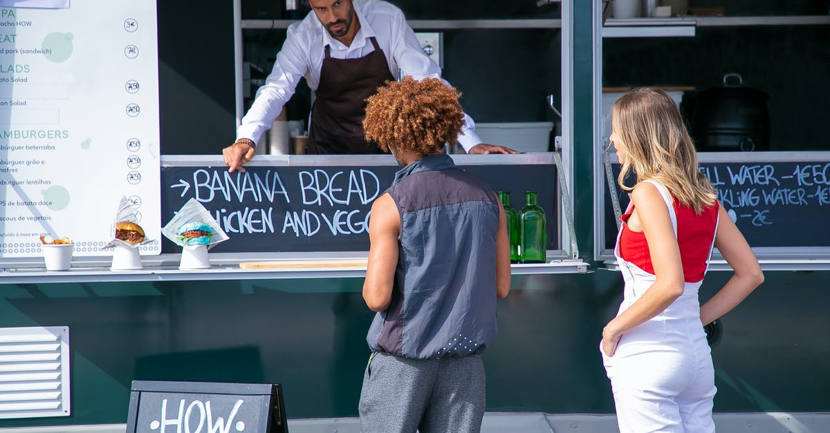 Whenever I buy a camouflage for a gun in Counter Strike: GO it isn't in my inventory - Ethnic seller suggesting food to diverse clients