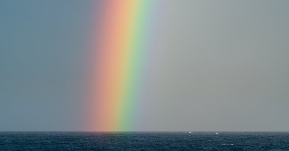 Where are all of the Special Monsters located? - Bright rainbow over rippling sea