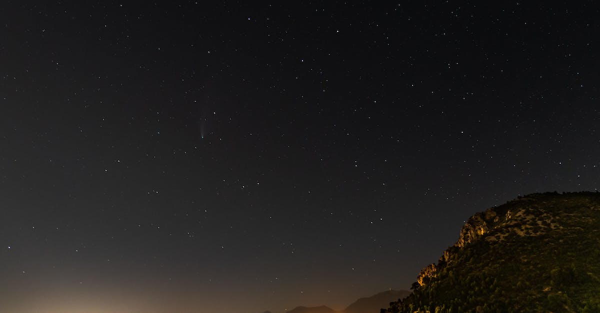 Where are all the stars located? - Silhouette of Mountain Under Starry Night Where are all the stars located? - Silhouette of Mountain Under Starry Night