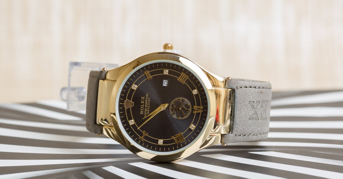 Where are the Aperture Science Logos? - A Gold Rolex Watch with Diamonds Where are the Aperture Science Logos? - A Gold Rolex Watch with Diamonds