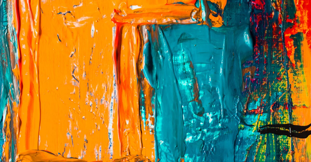 Where are the Chaos Emeralds in Sonic the Hedgehog 1? - Orange and Blue Abstract Painting