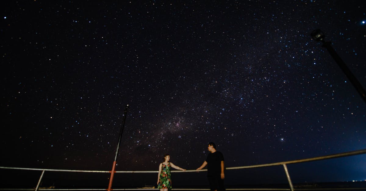 Where are the Friend Hearts on the Kirby Star Allies site? - Couple on viewpoint near railing under starry sky at night Where are the Friend Hearts on the Kirby Star Allies site? - Couple on viewpoint near railing under starry sky at night